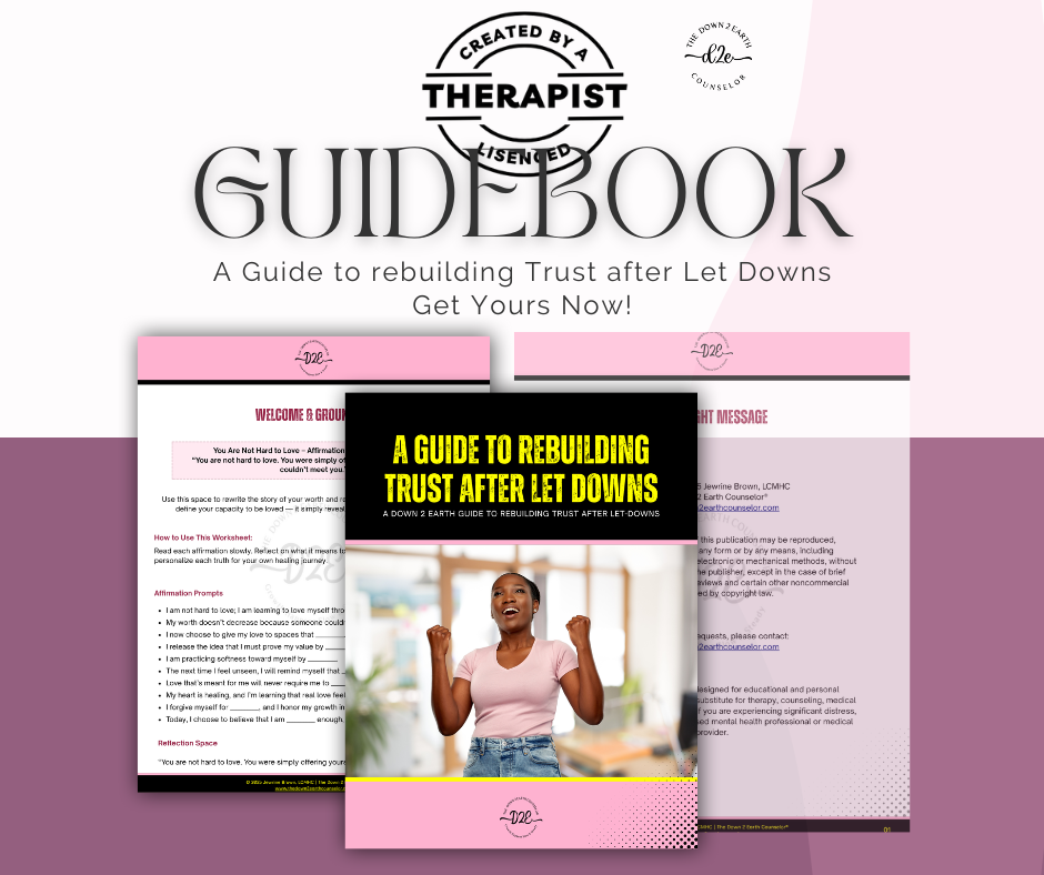 Reframing Beyond the Let Downs: 3-Day Emotional Recovery Workbook