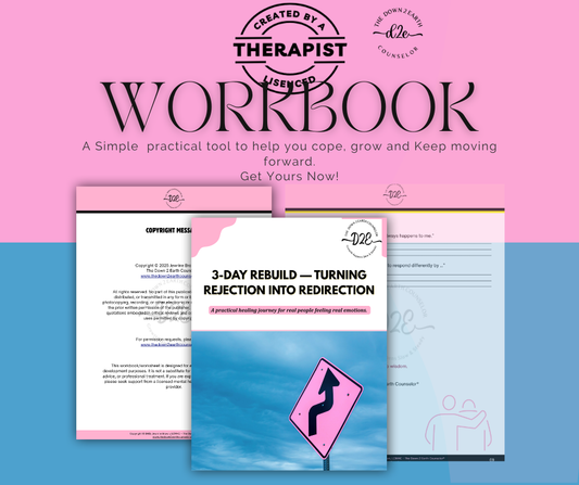 Finding Inner Peace Through Redirection: 3-Day Emotional Recovery Workbook