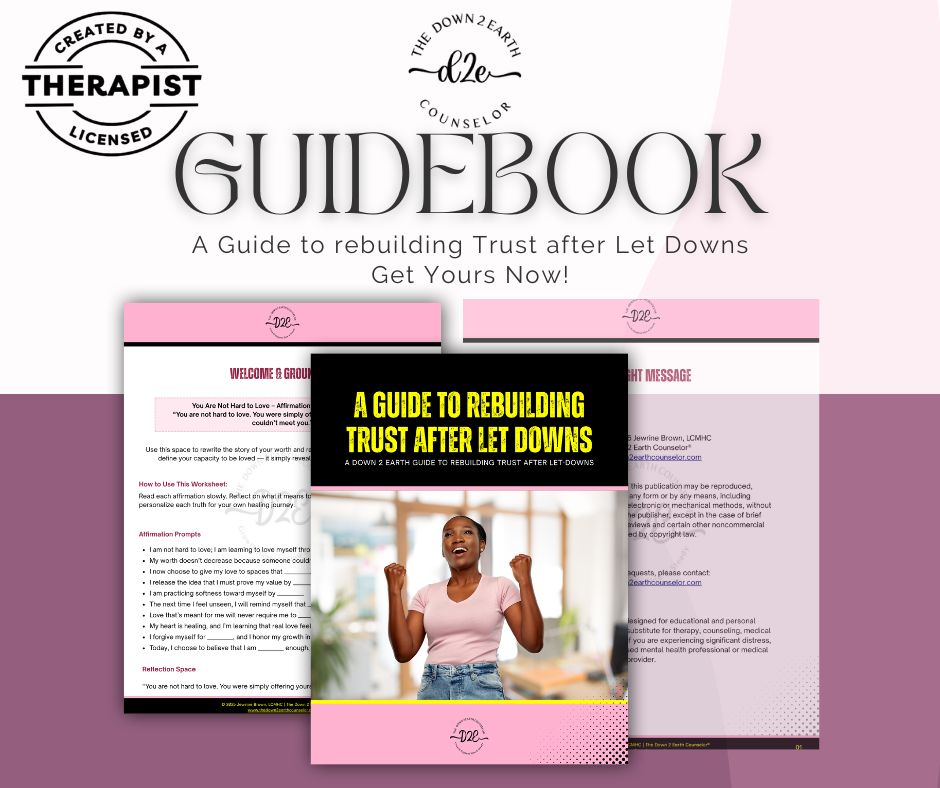 Reframing Beyond the Let Downs: 3-Day Emotional Recovery Workbook