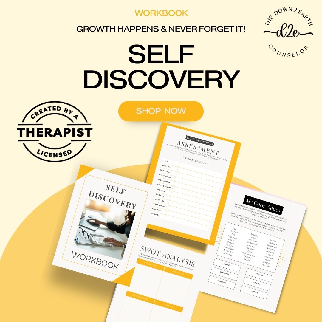 Self-Discovery Journal PDF, Personal Growth Workbook, Vision Planning Worksheets – Instant Download