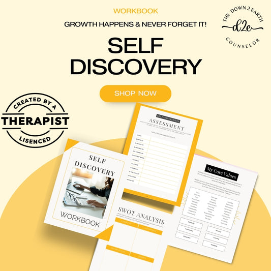 Self-Discovery Journal PDF, Personal Growth Workbook, Vision Planning Worksheets – Instant Download